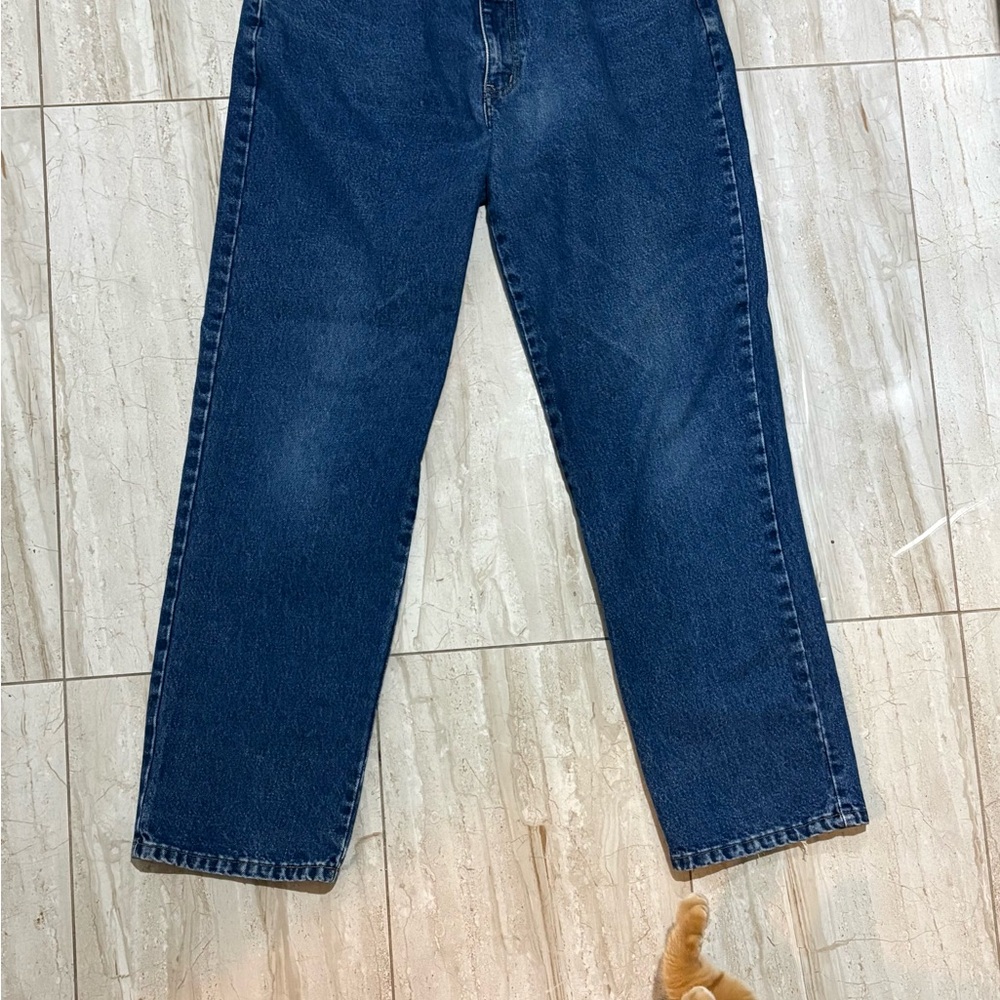 Vintage Yves Saint Laurent Deep Blue Men's Straight Jeans